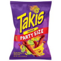 Takis Tortilla Chips, Fuego, Extreme, Party Size - 24.7 Ounce