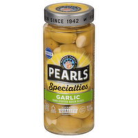 Pearls Hand-Stuffed Queen Garlic Olives - 7 Ounce