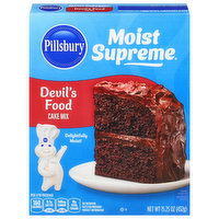 Pillsbury Cake Mix, Premium, Devil's Food - 15.25 Ounce