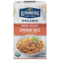 Lundberg Family Farms Rice & Seasoning Mix, Organic, Spanish Rice, Rice Pilaf, 5.5 Ounce