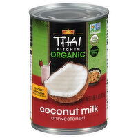 Thai Kitchen Organic Unsweetened Coconut Milk, 13.66 Fluid ounce