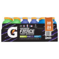 Gatorade Thirst Quencher, Green Apple, Grape, Blue Cherry, 24 Pack - 480 Ounce