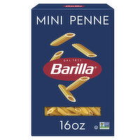 Barilla Mini Penne - Non-GMO Pasta Made with Durum Wheat Semolina & Kosher - 1 Pound