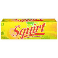 Squirt Soda, Grapefruit, Caffeine Free, Thirst Quencher, 12 Pack, 12 Each