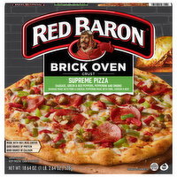 Red Baron Pizza, Supreme, Brick Oven Crust