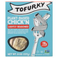 Tofurky Chick'n, Lightly Seasoned, Plant-Based - 8 Ounce