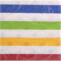 Celebrations Napkins, Dots & Stripes Multicolor, 2 Ply - 16 Each