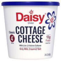Daisy Classic 4% Milkfat Small Curd Cottage Cheese - 24 Ounce