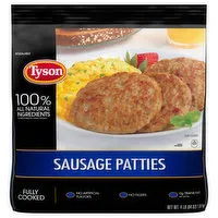 Tyson Sausage Patties, 64 Ounce