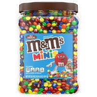 M&M's Chocolate Candies, Milk Chocolate, Minis, 52 Ounce