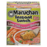 Maruchan Ramen Noodle Soup, Lime Chili Flavor with Shrimp, Hot & Spicy, 2.25 Ounce