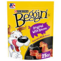 Dog Treats Beggin, Original with Bacon, 25 Ounce