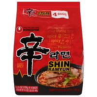 Nongshim Gourmet Spicy Ramyun Noodles with Soup Mix - 4 Each