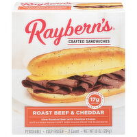 Raybern's Roast Beef & Cheddar Crafted Sandwiches