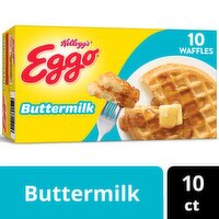 Eggo Frozen Waffles, Buttermilk - 12.3 Ounce