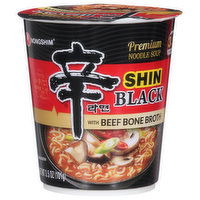 Nongshim Noodle Soup, with Beef Broth, Shin Black, Premium - 3.5 Ounce