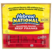 Hebrew National Beef Franks, Quarter Pound, 56 Ounce