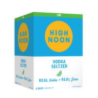 High Noon Lime Vodka Hard Seltzer Can 4 Pack