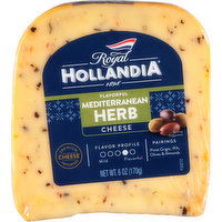 Royal Hollandia Cheese, Mediterranean Herb, Flavorful - 6 Ounce