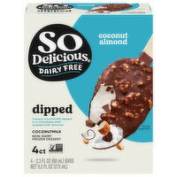 So Delicious Dairy Free Non-Dairy Coconutmilk Coconut Almond Frozen Dessert - 4 Each
