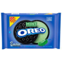 Oreo Chocolate Sandwich Cookies, Mint Flavor Creme, Family Size - 18.71 Ounce