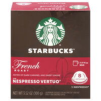 Starbucks Coffee, Ground, French Roast, Capsules - 8 Each