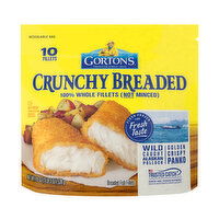 Gorton's Fish Fillets, Crunchy Breaded - 10 Each