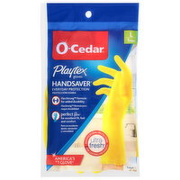O-Cedar Handsaver L Gloves - 1 Each