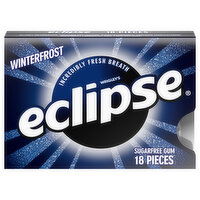 Eclipse Gum, Sugarfree, Winterfrost, 18 Each