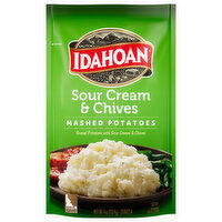 Idahoan Mashed Potatoes, Sour Cream & Chives - 4 Ounce