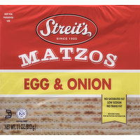 Streit's Matzos, Egg & Onion - 11 Ounce