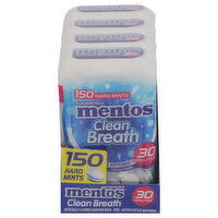 Mentos Hard Mints, Sugarfree, Intense Peppermint, Clean Breath - 4 Each