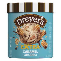 Dreyer's Frozen Dairy Dessert, Extra Caramel Churro - 1.5 Quart