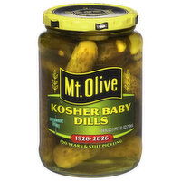 Mt. Olive Kosher Baby Dills - 24 Fluid ounce