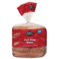 First Street Hot Dog Buns, Enriched