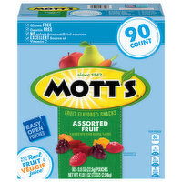 Mott's Fruit Flavored Snacks, Assorted Fruit - 90 Each