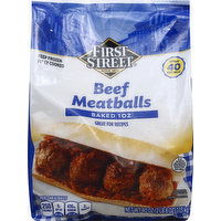 First Street Meatballs, Beef - 40 Ounce