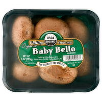 Phillips Gourmet Organic Baby Bello Mushrooms - 8 Ounce