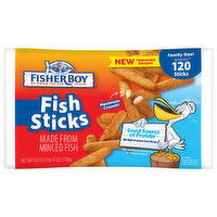 Fisher Boy Fish Sticks, Family Size! - 60 Ounce