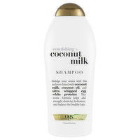 Ogx Shampoo, Nourishing + Coconut Milk - 25.4 Fluid ounce