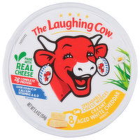 The Laughing Cow Spreadable Cheese Wedges, Aged White Cheddar Variety, Creamy - 8 Each