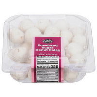 First Street Donut Holes, Powdered Sugar - 14 Ounce