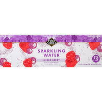 First Street Sparkling Water, Mixed Berry, 12 Each