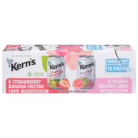 Kern's Nectar, Strawberry Banana/Guava, 12 Pack - 12 Each