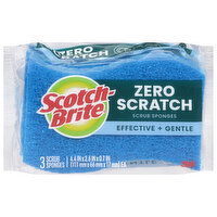 Scotch-Brite Zero Scratch Scrub Sponges - 3 Each