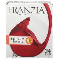 Franzia Sangria, Fruity Red - 5 Each