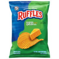 Ruffles Queso Cheese Potato Chips - 8 Ounce