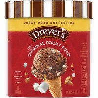 Dreyer's Ice Cream, Rocky Road, 1.5 Quart