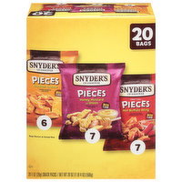 Snyder's of Hanover Pretzel Pieces, Variety Pack - 20 Each