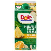 Dole 100% Juice Blend Pineapple Orange Banana - 52 Ounce